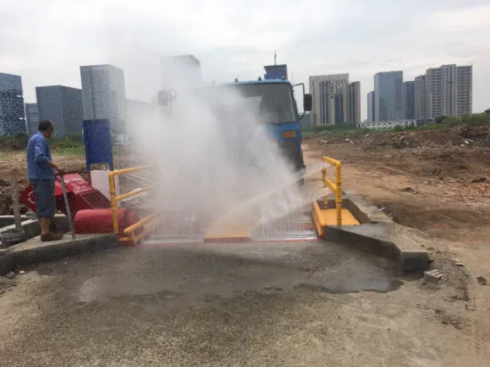 Construction Sites Truck Wheel Washing System, Consume Around 10L Water Per Vehicle